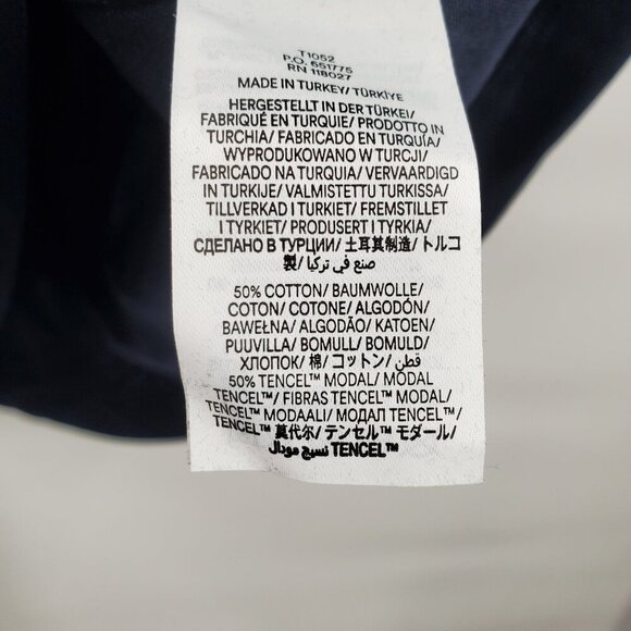 Boden Supersoft Frill Detail Top Women Size 16 / 18 NWT Long Sleeve Blouse Navy - Picture 8 of 15